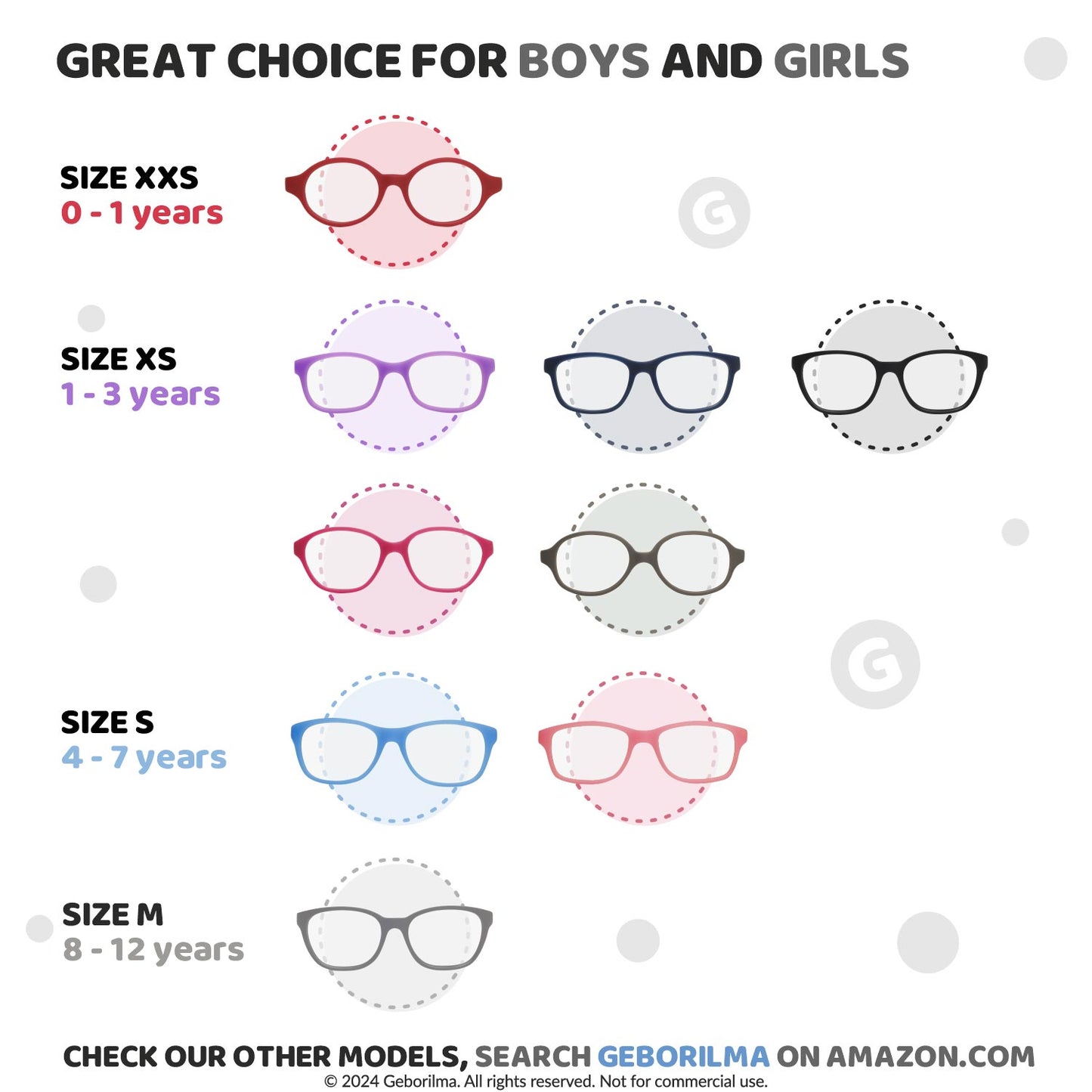 Kids Glasses Optical Frames 43-15-120 1201 Light Purple