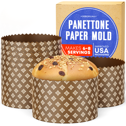 Panettone Paper Mold Large 6 PACK