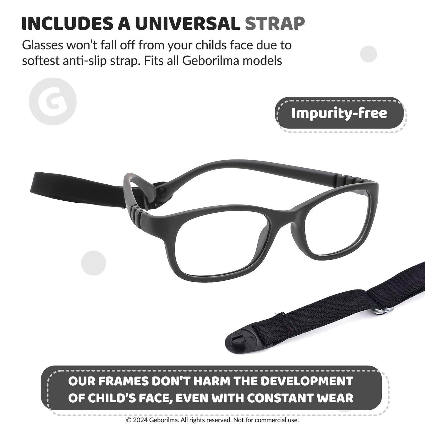 Kids Glasses Optical Frames 44-15-120 1203 Black