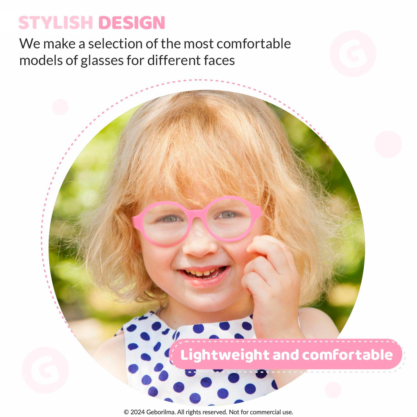 Kids Glasses Optical Frames 38-14-120 1151 Light Pink